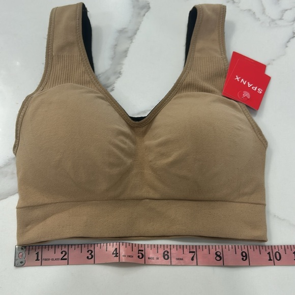 Spanx New With‎ Tags Reversible  Tank Comfort Bra. Tan/Grey Size S - Picture 5 of 7